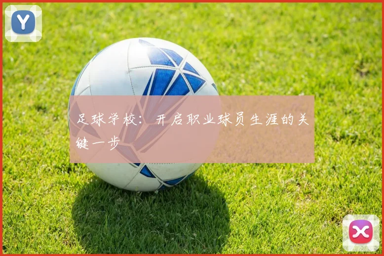 足球学校：开启职业球员生涯的关键一步